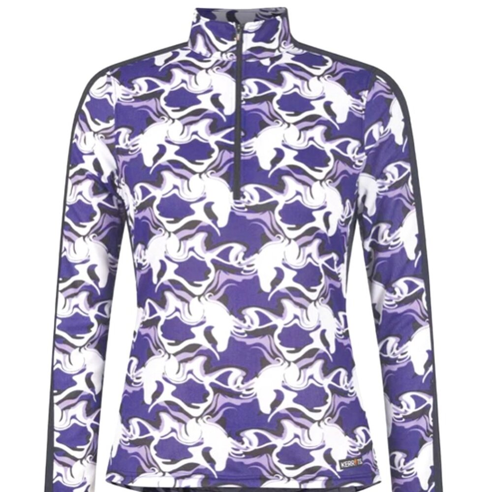 AIR ICE FIL® LITE L/S RIDING SHIRT - AURORA MARBLE HORSE